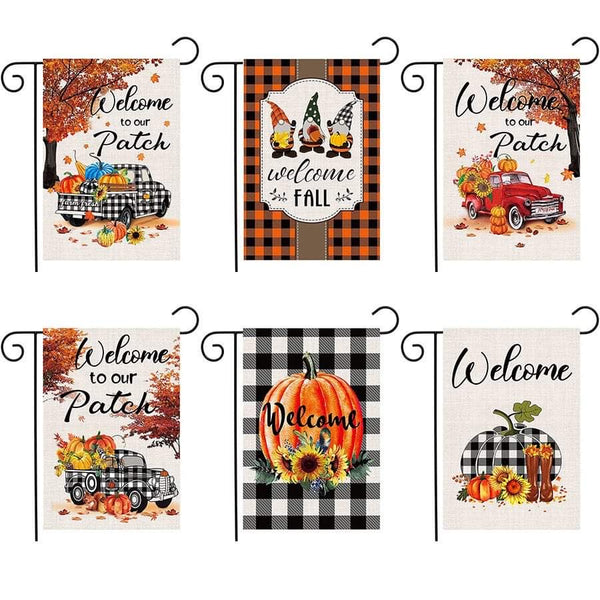 Fall Garden Flags