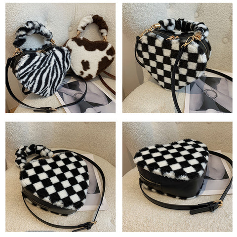 Heart Shaped Purse 7”x8”x4”