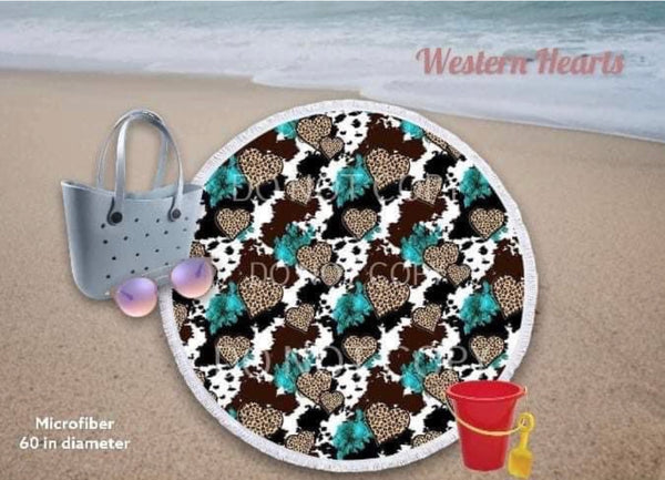 Beach Round Towels