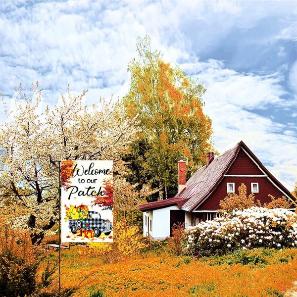 Fall Garden Flags