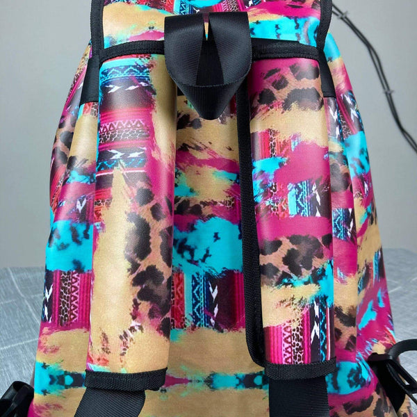 Leather Drawstring Backpacks