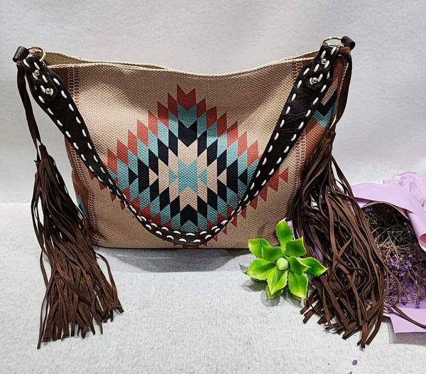 Western Aztec Handbag Purse