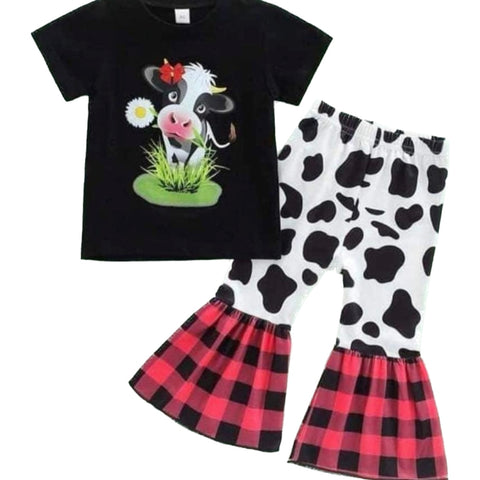 Cow Daisy Bell Set