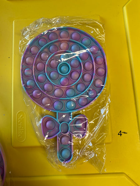 Bubble Pop Lollipop 9in * 5 1/2in