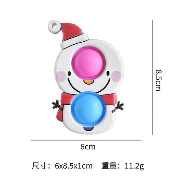 Simple Dimple Fidget Keychain