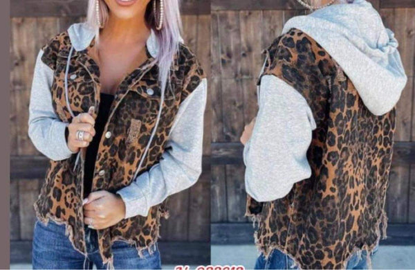 Leopard Hooded Jacket