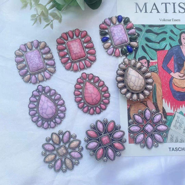 Pink Lavender And Beige Stone Phone Grips