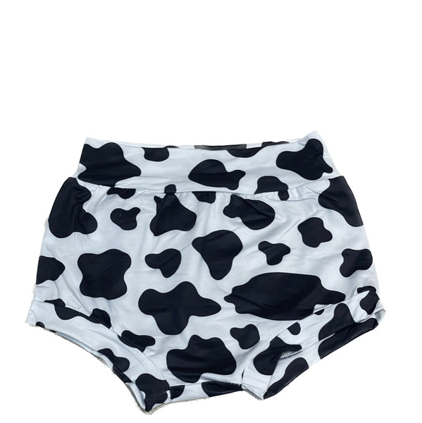 Heifer Please Funny Two Piece Infant Cow Print Shirt Diaper Cover Set