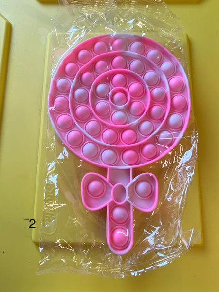 Bubble Pop Lollipop 9in * 5 1/2in
