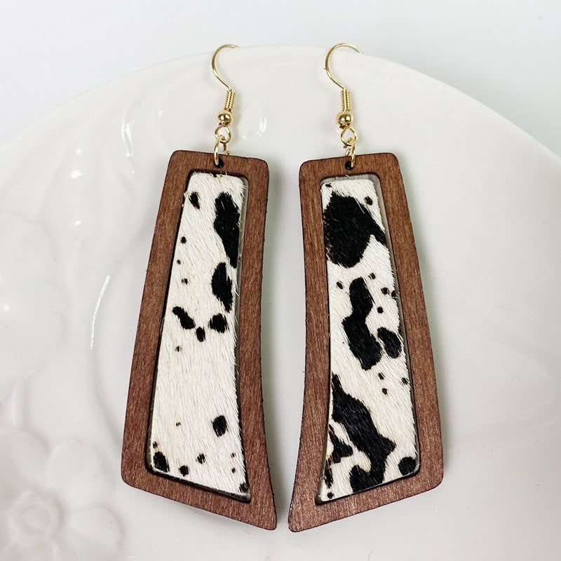 Cow Print Earrings